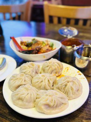 Chicken Steamed momo.