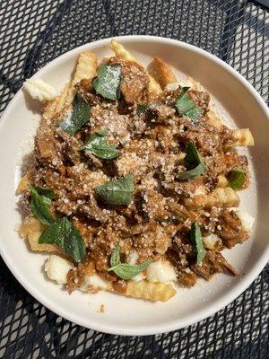 Lamb ragu poutine special