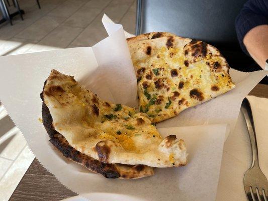 Garlic Naan is fantastic.