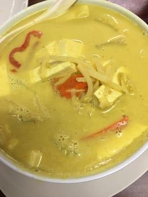 Yellow curry.