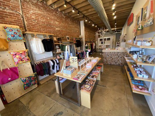 wide shot of store interior