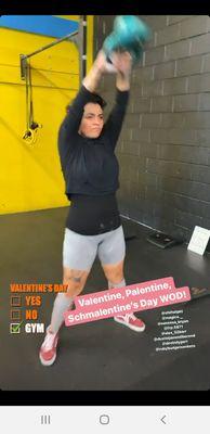 2020 Valentine's Day WOD, Is that a waist?!?!