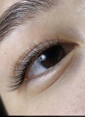 Classic set eyelash extensions