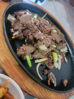 Bulgogi was dry and not worth the price