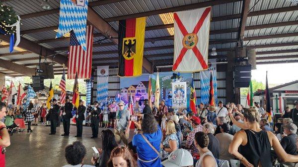 pavilion area (flag ceremony)