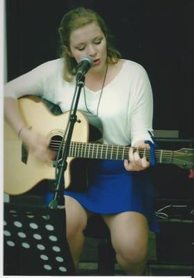 One of our students performing