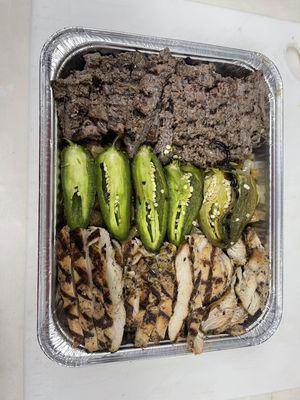 Fajitas for 10 bulk catering package