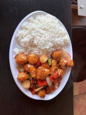 Orange Chicken White rice