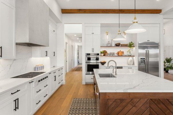 Beautiful Sunnyvale kitchen with wood elements