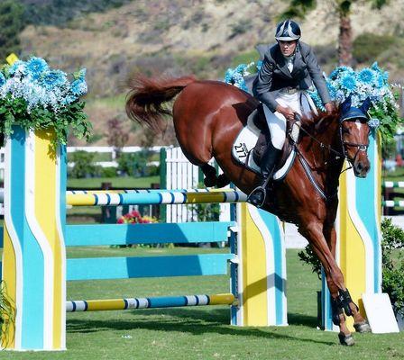 Horse Show photo of main trainer, riding instructor and owner Janet Hischer.