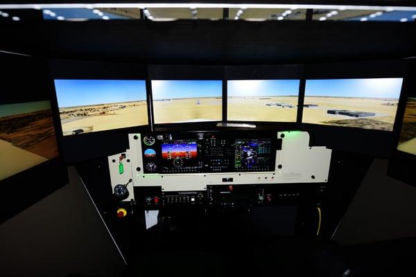 Inside the Redbird Simulator