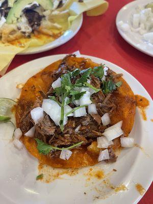 Birria taco de res