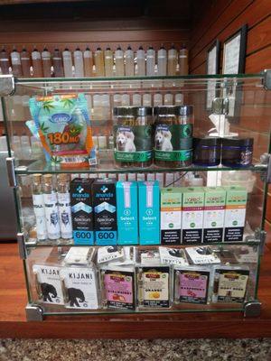 NOW CARRYING "CBD" PRODUCT"S". DOG TREATS, TOPICALS, TINKTURES, VAPE JUICE, "CBD" FLOWER PRE-ROLLS & GUMMIES.