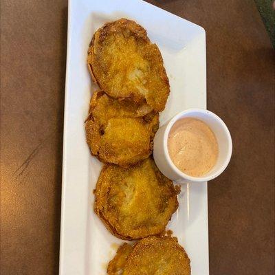 Fried green tomatoes