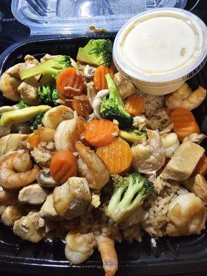 Shrimp and Chicken Hibachi