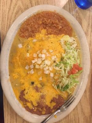 "Enchilada" plate...