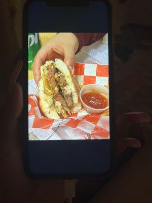 Cheese Burger Special with Fries