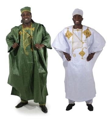 Men's hand tailored Grand Boubou Set, made in Africa