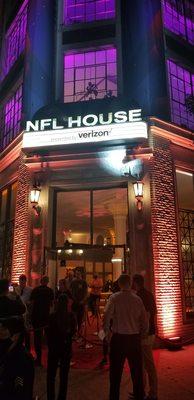 NFL House during the week of the Super Bowl