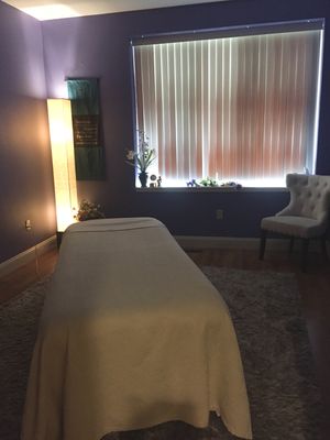 The purple treatment room