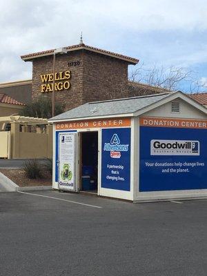 Located right next to Wells Fargo at Charleston and Desert Foothills.