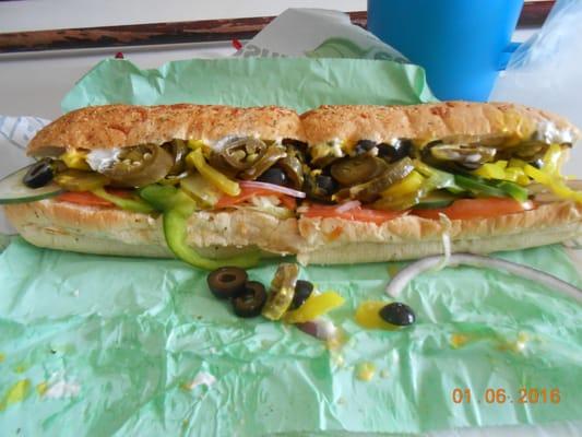 veggie footlong