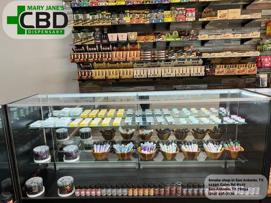 Mary Jane's CBD Dispensary is the top smoke shop on Galm Road in San Antonio neat Oak Grove Neighborhood! #CBD #Store #Vape #Shops #tobacco