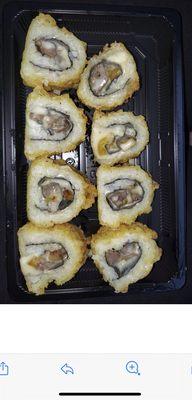 Philly cheesesteak sushi roll