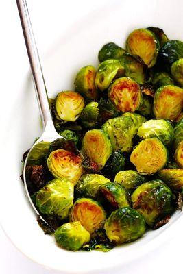 Caramelized Brussel Sprouts.