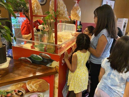 Pani Puri stand