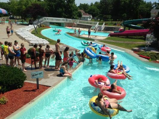 Ride down the Lazy River at the Farmington, Missouri Water Park!