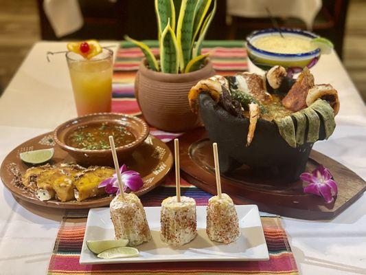 tradicional Mexican Restaurant
birria,molcajete,elote