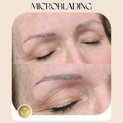 Microblading eyebrows