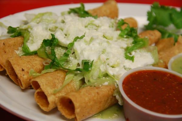 Rolled tacos!