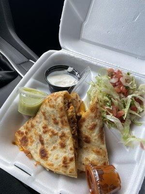 Chicken Queso Quesadilla