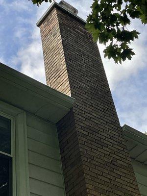 Gorgeously fixed chimney and crown by Felgemacher!