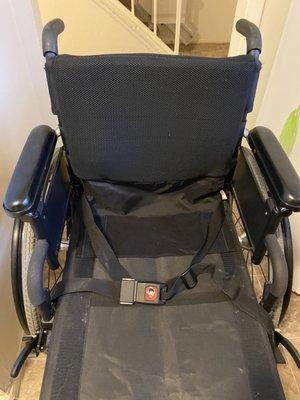 Upholstery of wheelchair