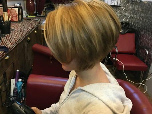 Cut by Lisa, Color by Tamara