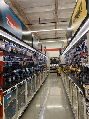 Wow- all brand name tools!- at least five aisles!!