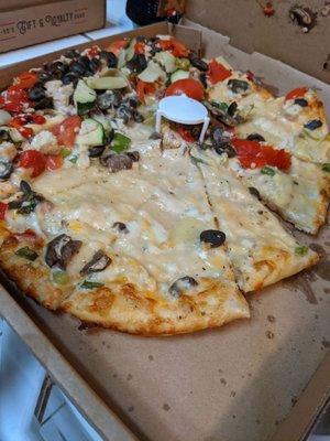 Messed up delivered pizza