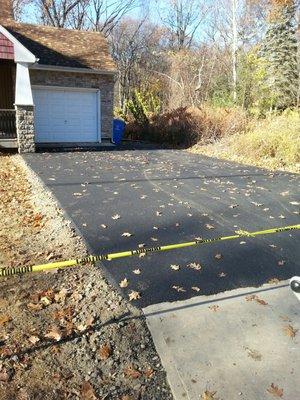 Brand new custom designed driveway