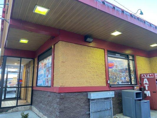 Popeyes with a side of bullet proof window.