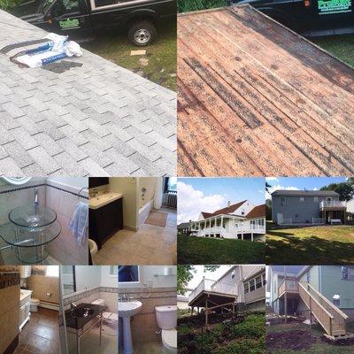 Roofing contractor Bathroom Remodeling Deck Builder Porch Builder Sunrooms Framing Construction Connecticut