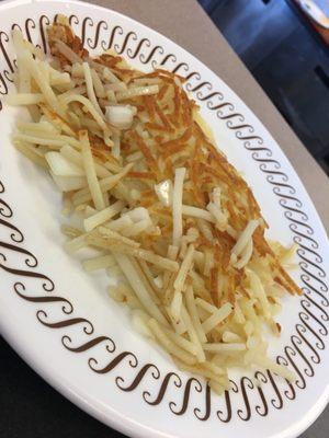 Hash browns with onions