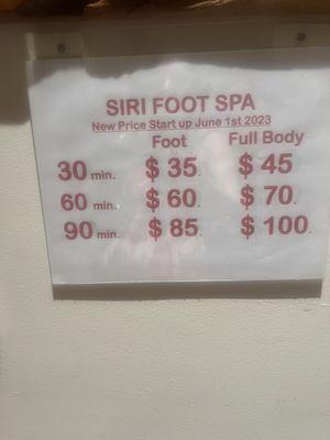 Siri Foot Spa