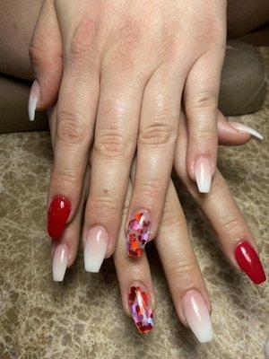 Valentine's Day nails