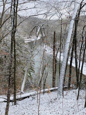 Bridge in distance