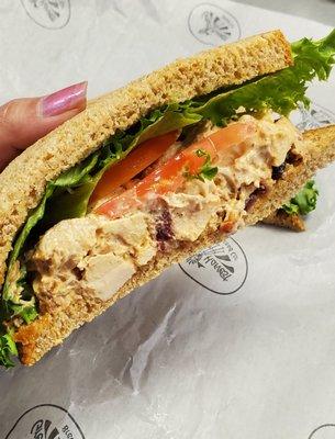 Chicken Pecan Salad Sandwich