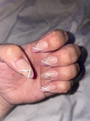 Soft girl nails