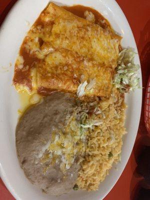 Cheese enchiladas